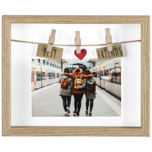 Hama Holz-Fotorahmen Best Friends 10x15 cm eiche
