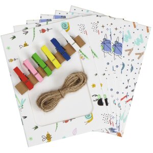 Hama Fotogirlande "Mix" mit Klammern und Schnur