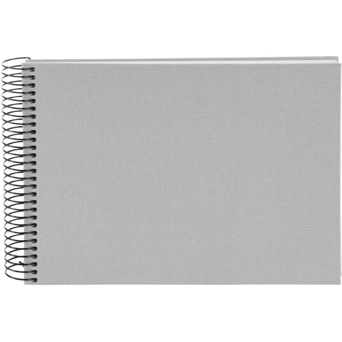 Goldbuch Spiralalbum naturLiebe grau 24x17 cm 40 weiße Seiten