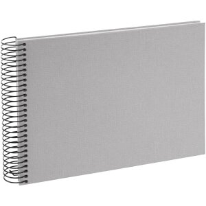 Goldbuch Spiralalbum naturLiebe grau 24x17 cm 40 weiße Seiten
