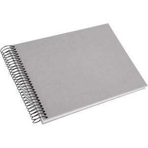 Goldbuch Spiralalbum naturLiebe grau 24x17 cm 40 weiße Seiten