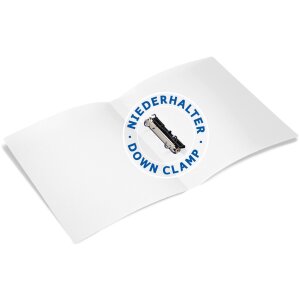 HERMA Ringbuch A4 transluzent Polypropylen 2-D-Ring-Mechanik mit Niederhalter