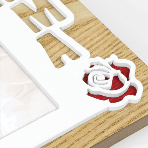 ZEP Деревянная рамка для портрета Мириам 10х15 см Мама итальянка