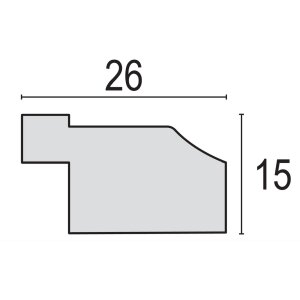 ZEP Bilderrahmen Perugia weiß 30x45 cm