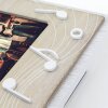 ZEP Holz-Fotorahmen Lyra Musiknotenmotiv 10x15 cm Querformat Natur