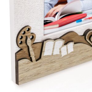 ZEP Holz-Fotorahmen Sapienza 13x18 cm Schul-Bilderrahmen
