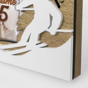 ZEP Holz-Fotorahmen Cervinia 10x15 cm Ski-Bilderrahmen