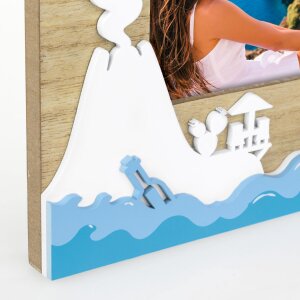 ZEP Holz-Portraitrahmen Island 10x15 cm Urlaubs-Bilderrahmen