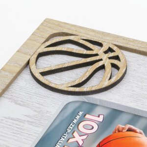 ZEP Holz-Fotorahmen Jordan 10x15 cm Basketball Bilderrahmen