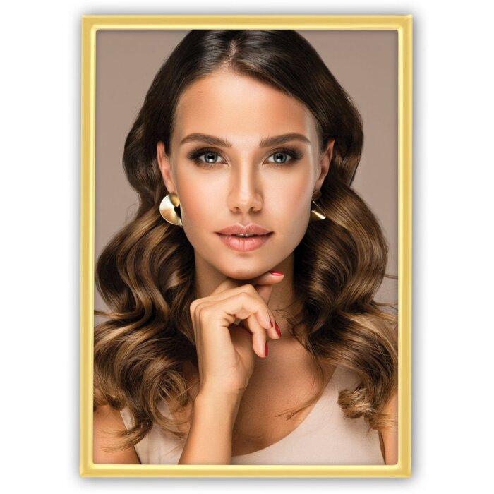 ZEP Metall-Fotorahmen Silvia 15x20 cm gold glänzend