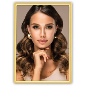 ZEP Metall-Fotorahmen Silvia 15x20 cm gold glänzend