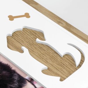 ZEP Hunde Fotorahmen Peggy 10x15 Zentimeter braun