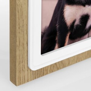 ZEP Hunde Fotorahmen Peggy 10x15 Zentimeter braun