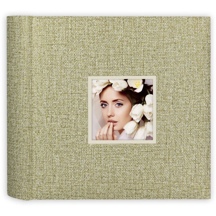 ZEP Fotoalbum Osaka creme 24x24 cm 40 weiße Seiten