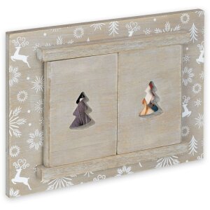 ZEP Weihnachtsbilderrahmen Tirolo A braun 10x15 cm 30x17 cm