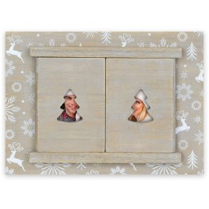 ZEP Weihnachtsbilderrahmen Tirolo A braun 10x15 cm 30x17 cm