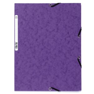 Папка Exacompta на резинке 3 клапана Манильский картон 400г DIN A4 Nature Future