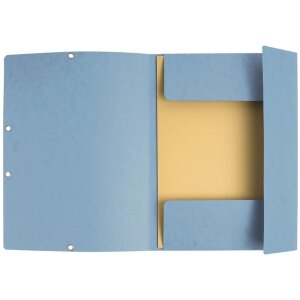 Папка Exacompta на резинке 3 клапана Манильский картон 400г DIN A4 Nature Future