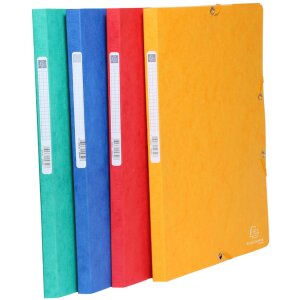 Папка Exacompta 3 клапана эластичный шнурок Scotten Manila 400g DIN A4 250 листов