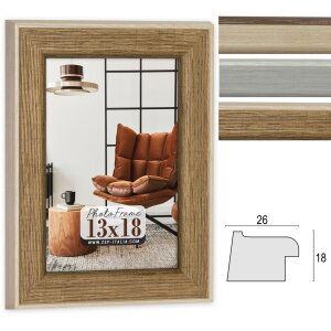 ZEP Bilderrahmen Nuoro Holzoptik 10x15 bis 30x40 cm...