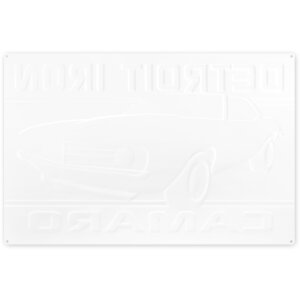 ZEP жестяной знак IRON синий 45x30x0,4 см Camaro