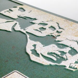 ZEP Blechschild ROADS 57,5x43x0,4 cm Mount Rushmore