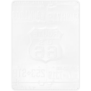 Жестяной знак ZEP ROUTE 66 разноцветный 43x57x0,4 см