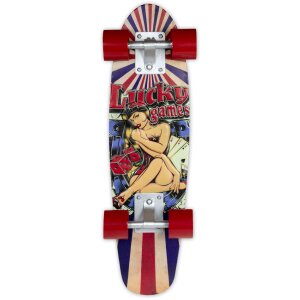 ZEP Wanddekoration SKATE 16,5x55x6,5 cm Skateboard Lucky...