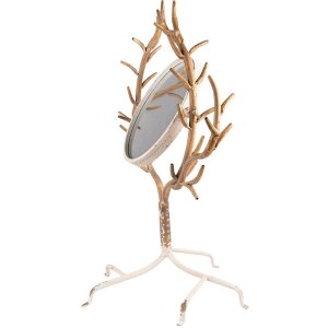 Clayre & Eef 52S264 Зеркало 51x37x65 см бежевый - золотой цвет