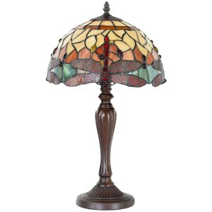 LumiLamp 5LL-9347 Настольная лампа Tiffany Ø 30x53 см E27-max 1x60W Желтый