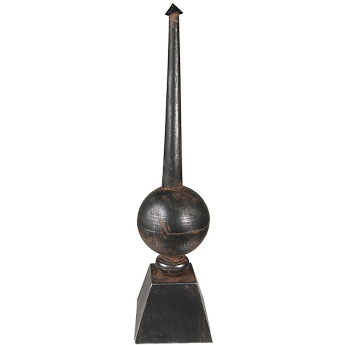 Clayre & Eef 5Y1111 Украшение Орнамент 16x16x65 см Черный