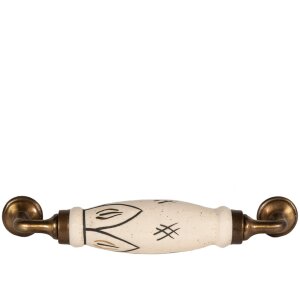 Clayre & Eef 65167F Handgriff 17x5x3 cm Weiß...