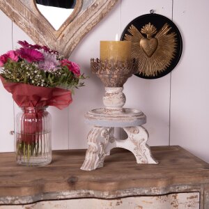 Clayre & Eef 65176 Wanddekoration Herz Ø 23x2...