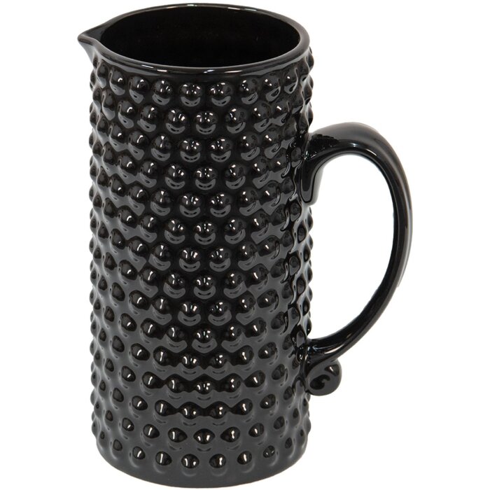 Clayre & Eef 6CE1474 Dekoration Kanne 14x9x20 cm Schwarz