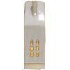 Clayre & Eef 6CE1504 Dekoration Haus mit LED 8x5x18 cm Beige