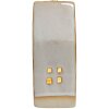 Clayre & Eef 6CE1506 Dekoration Haus mit LED 5x5x12 cm Beige
