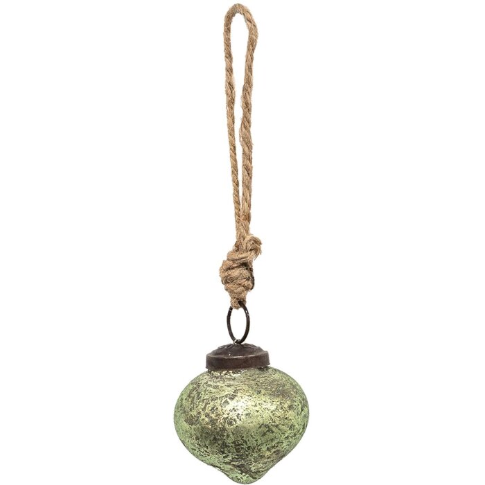 Clayre & Eef 6GL3661 Рождественские баулы Ø 5x5 см Зеленые рождественские баулы