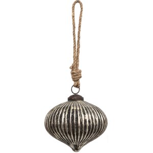 Clayre & Eef 6GL3683 Christbaumkugel Ø 10x9 cm...