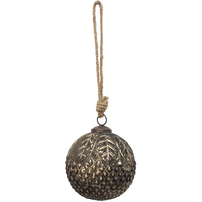 Clayre & Eef 6GL3688 Рождественские баулы Ø 9x9 см коричневый Рождественские баулы