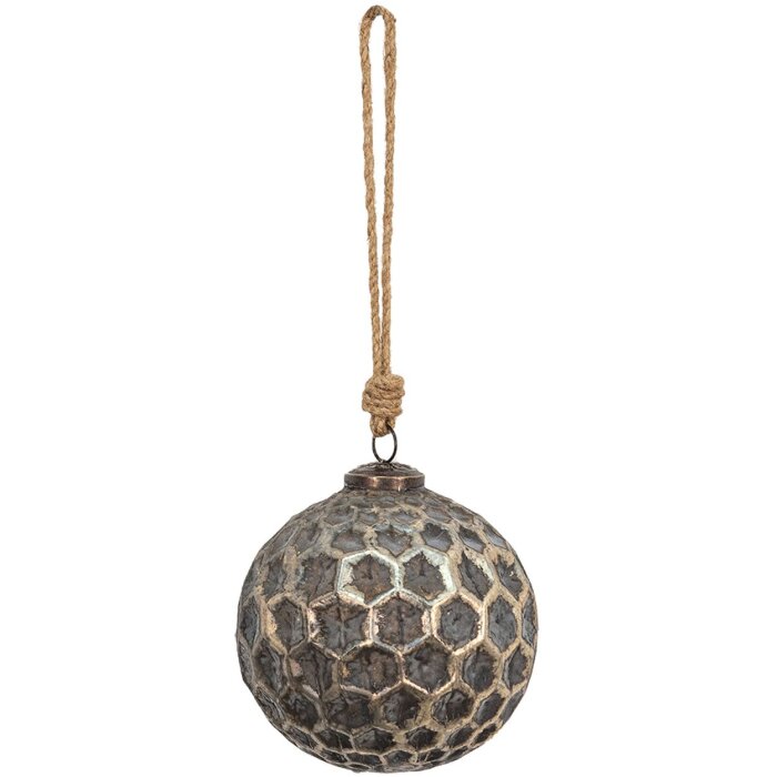 Clayre & Eef 6GL3691 Рождественские баулы Ø 12x12 см коричневый Рождественские баулы