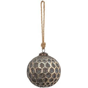 Clayre & Eef 6GL3691 Christbaumkugel Ø 12x12...