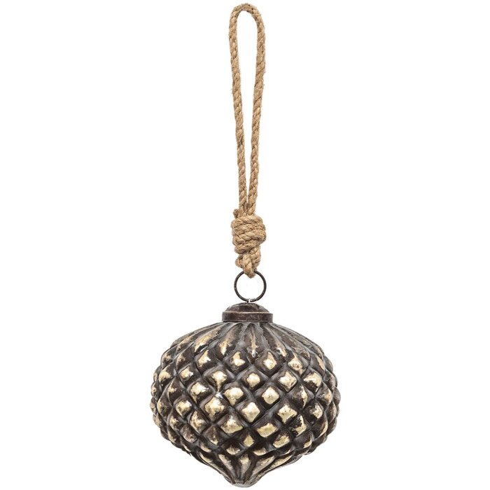 Clayre & Eef 6GL3702 Рождественские баулы Ø 9x9 см коричневый Рождественские баулы