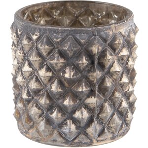 Clayre & Eef 6GL3803 Teelichthalter Ø 8x8 cm...