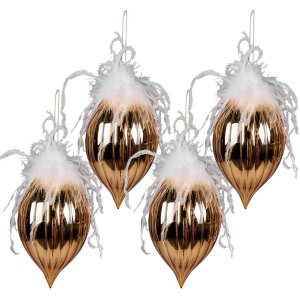 Clayre & Eef 6GL3934 Елочные игрушки Ø 10x20...