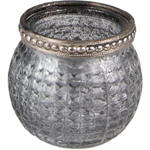 Clayre & Eef 6GL3975 Teelichthalter Ø 6x5 cm...