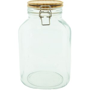 Clayre & Eef 6GL4022 Vorratsglas mit Deckel Ø...