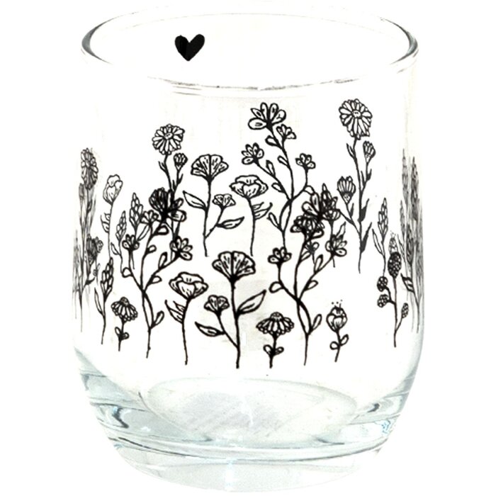 Clayre & Eef 6GL4080 Стакан для питья Ø 8x9 см - 300 мл