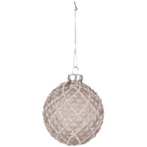 Clayre & Eef 6GL4158 Елочные игрушки Ø 8x8 см...