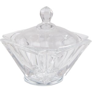 Clayre & Eef 6GL4189 Schale mit Deckel Ø 11x11 cm