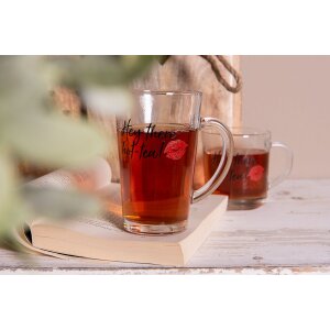 Clayre & Eef 6GL4251 Becher 11x8x13 cm 300 ml Schwarz